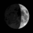 Waxing Crescent, Moon at 6 days in cycle Waxing Crescent, Moon at 6 days in cycle
